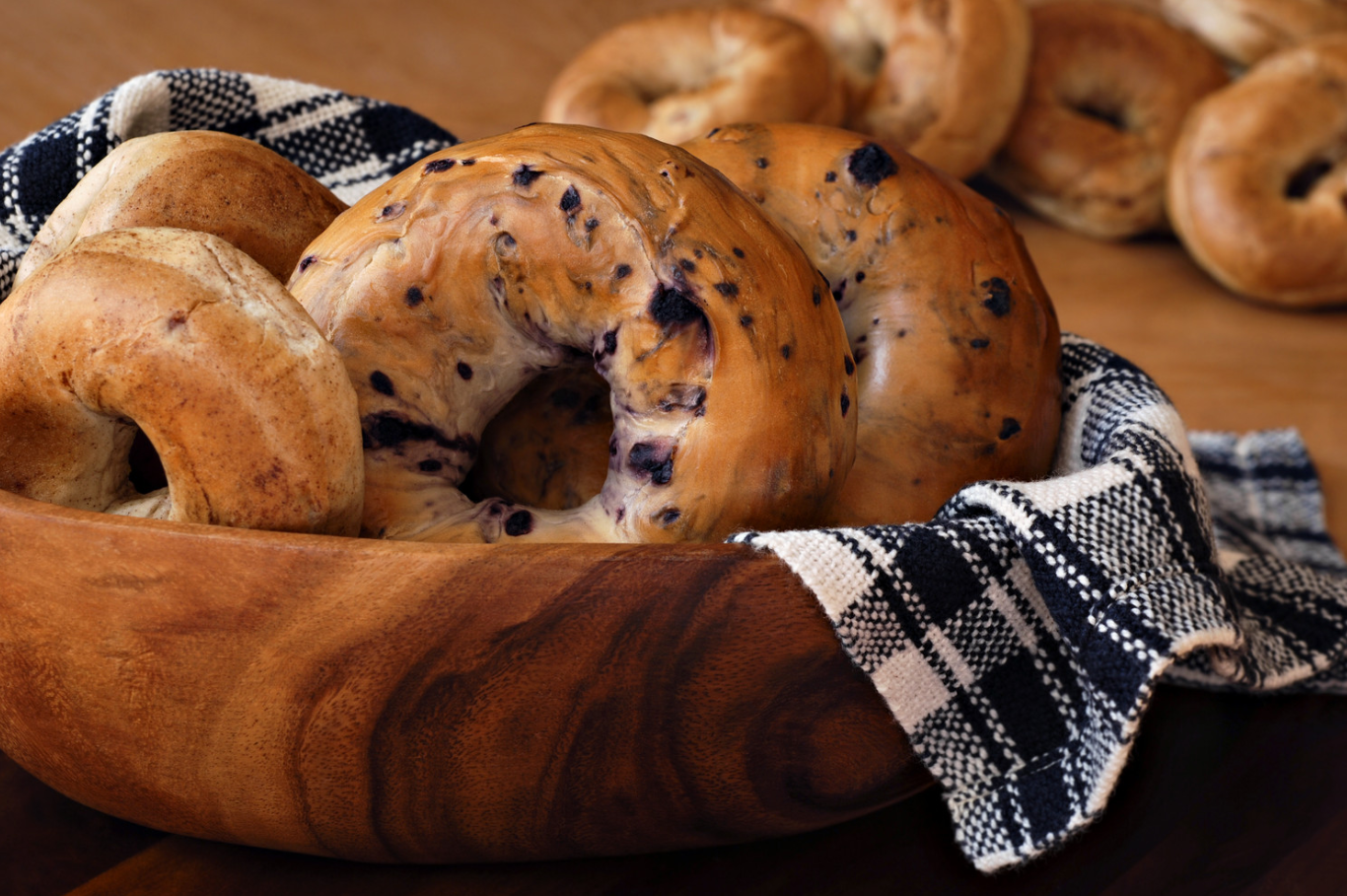 Are blueberry bagels healthy?